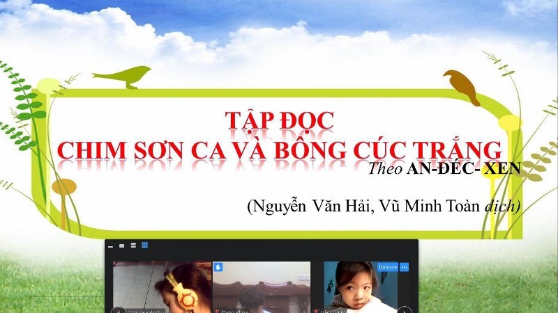 Dạy học trực tuyến ngày 3.4.2020 của cô và trò trường TH TT Trâu Quỳ